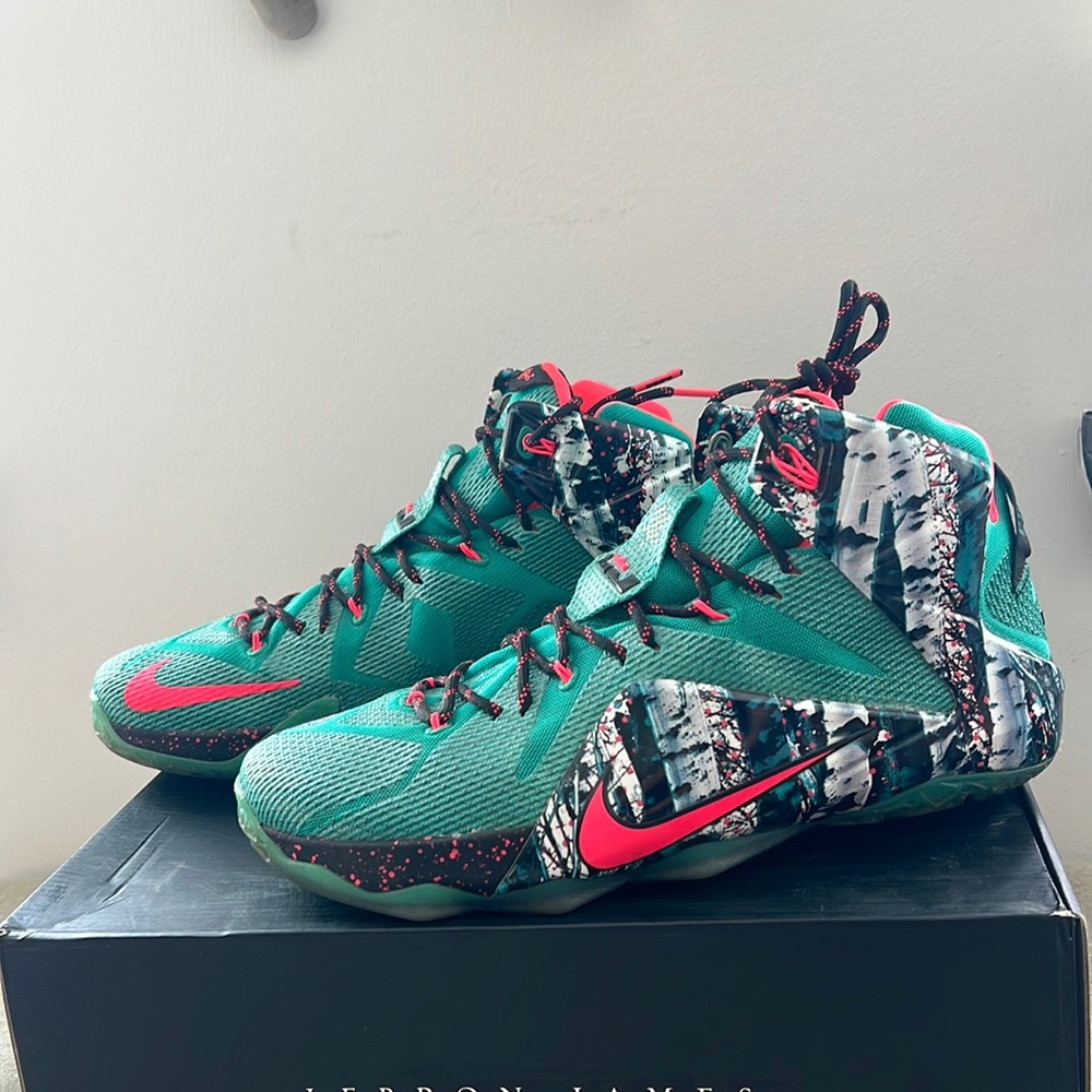 Nike LeBron XII XMAS Size 14